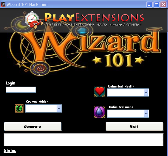 wizard 101 unlimited crowns cheat